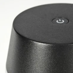 hofstein Romdrup Lampe de table d'extérieur, Lampe à poser LED Noir, 1 lumière