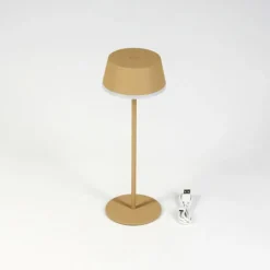 hofstein Romdrup Lampe de table d'extérieur, Lampe à poser LED Sable, 1 lumière