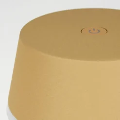 hofstein Romdrup Lampe de table d'extérieur, Lampe à poser LED Sable, 1 lumière