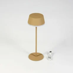 hofstein Romdrup Lampe de table d'extérieur, Lampe à poser LED Sable, 1 lumière