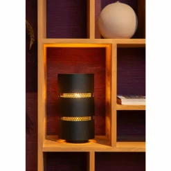 Lampes Dorées-Luminaires Lucide ROSAS Lampe à poser Noir, 1 lumière