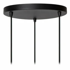 Lampes Dorées-Luminaires Lucide ROSAS Suspension Noir, 3 lumières
