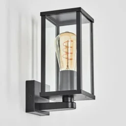 hofstein Rourega Lampe murale d´extérieur Noir, 1 lumière