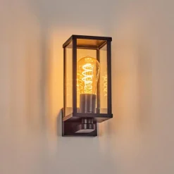 hofstein Rourega Lampe murale d´extérieur Noir, 1 lumière