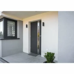 Luminaires LCD Runding Luminaire Up & Down, Applique murale LED Anthracite, 2 lumières