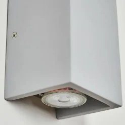 hofstein Rurup Luminaire Up & Down, Applique murale Gris, Argenté, 2 lumières