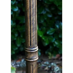 Luminaires Rustiques-hofstein Réverbère Antibes Brun doré, 2 lumières