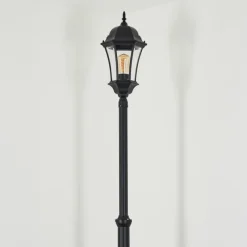 Luminaires Rustiques-hofstein Réverbère Etoe Noir, 1 lumière