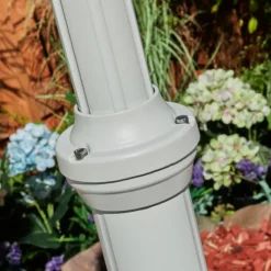 hofstein Réverbère Hongkong Blanc, 2 lumières