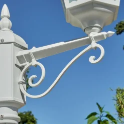 hofstein Réverbère Hongkong Blanc, 2 lumières