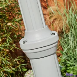 hofstein Réverbère Hongkong Blanc, 2 lumières