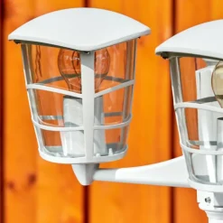 hofstein Réverbère Lalwori Blanc, 3 lumières