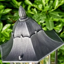 Luminaires Rustiques-hofstein Réverbère Lignac Noir, 3 lumières