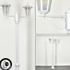 Luminaires Rustiques-hofstein Réverbère Loria Blanc, 2 lumières
