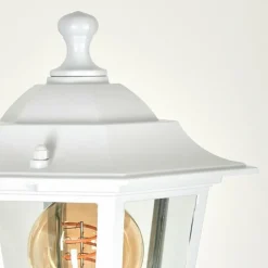 Luminaires Rustiques-hofstein Réverbère Loria Blanc, 3 lumières