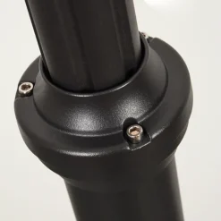 Luminaires Rustiques-hofstein Réverbère Loria Noir, 2 lumières