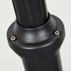 Luminaires Rustiques-hofstein Réverbère Loria Noir, 3 lumières