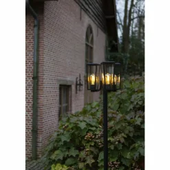 Luminaires Lutec Réverbère Lutec Pine Noir, 3 lumières