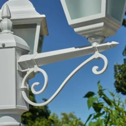 hofstein Réverbère Naofe Blanc, 3 lumières