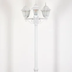 hofstein Réverbère Naofe Blanc, 3 lumières