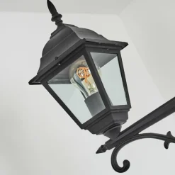 Luminaires Rustiques-hofstein Réverbère Naofe Noir, 3 lumières