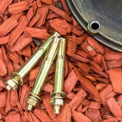 Luminaires Rustiques-hofstein Réverbère NATAL Noir doré, 3 lumières