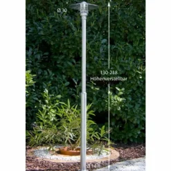 Luminaires Nordlux Réverbère Nordlux Vejers Transparent, Zingué, 1 lumière