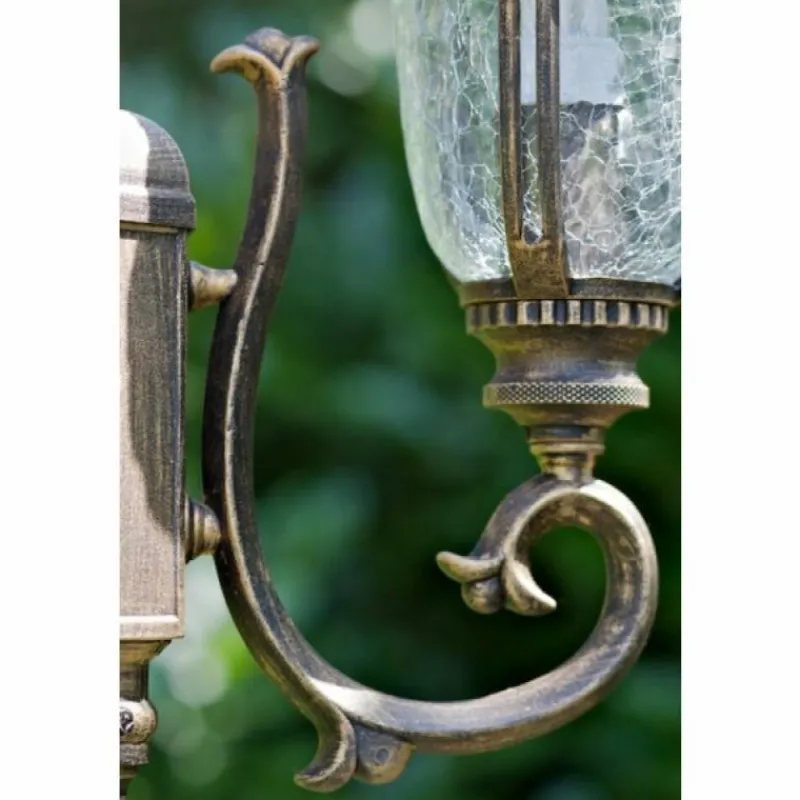 Luminaires Rustiques-Luminaires Orion Réverbère Orion Noir doré, 3 lumières