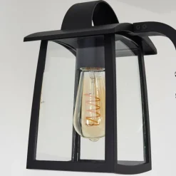 hofstein Réverbère Trosa Noir, 3 lumières