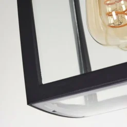 hofstein Réverbère Trosa Noir, 3 lumières