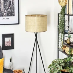 Luminaires Scandinaves-hofstein Sabadim Lampadaire beige, 1 lumière