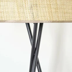 Luminaires Scandinaves-hofstein Sabadim Lampadaire beige, 1 lumière