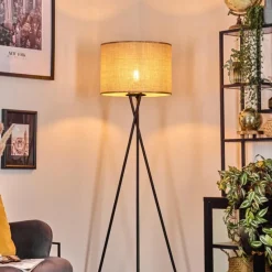 Luminaires Scandinaves-hofstein Sabadim Lampadaire beige, 1 lumière