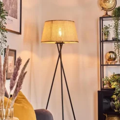 Luminaires Scandinaves-hofstein Sabadim Lampadaire beige, 1 lumière