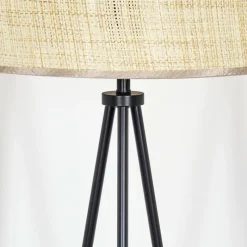 Luminaires Scandinaves-hofstein Sabadim Lampadaire beige, 1 lumière