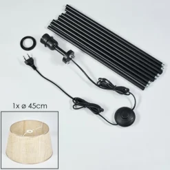 Luminaires Scandinaves-hofstein Sabadim Lampadaire beige, 1 lumière