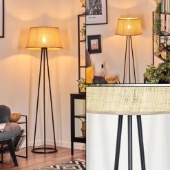 Luminaires Scandinaves-hofstein Sabadim Lampadaire beige, 1 lumière