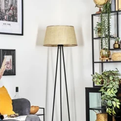 Luminaires Scandinaves-hofstein Sabadim Lampadaire beige, 1 lumière