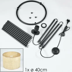 hofstein Sabadim Lampadaire beige, 1 lumière