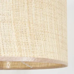 Luminaires Scandinaves-hofstein Sabadim Lampadaire Brun, Écru, Noir, 1 lumière