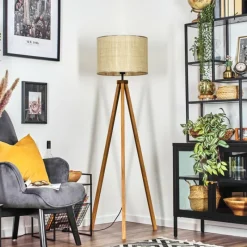 Luminaires Scandinaves-hofstein Sabadim Lampadaire Écru, 1 lumière