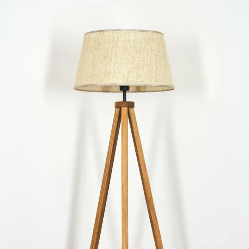 Lampes En Tissu-hofstein Sabadim Lampadaire Écru, 1 lumière