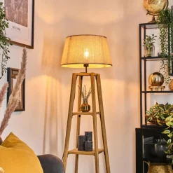 Luminaires Scandinaves-hofstein Sabadim Lampadaire Écru, 1 lumière