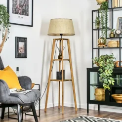 Luminaires Scandinaves-hofstein Sabadim Lampadaire Écru, 1 lumière