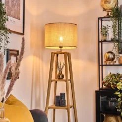 Luminaires Scandinaves-hofstein Sabadim Lampadaire Écru, 1 lumière