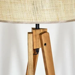 Luminaires Scandinaves-hofstein Sabadim Lampadaire Écru, 1 lumière
