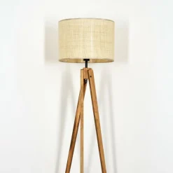 Luminaires Scandinaves-hofstein Sabadim Lampadaire Écru, 1 lumière