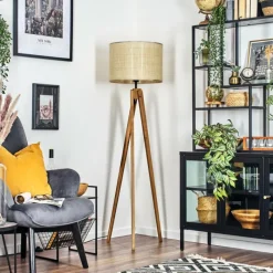 Luminaires Scandinaves-hofstein Sabadim Lampadaire Écru, 1 lumière