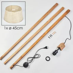 Luminaires Scandinaves-hofstein Sabadim Lampadaire Écru, 1 lumière