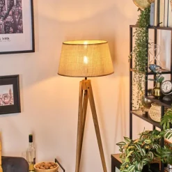 Luminaires Scandinaves-hofstein Sabadim Lampadaire Écru, 1 lumière